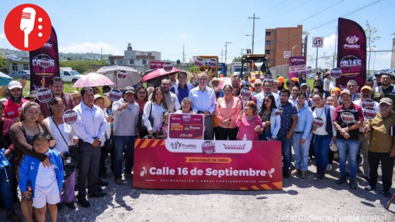 Inicia pavimentación de vialidad en Puebla capital y beneficiará a más 3 mil habitantes