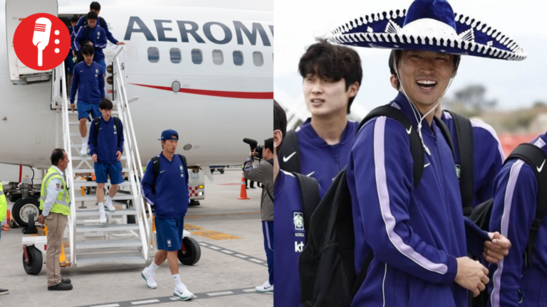 Selección de Corea del Sur aterriza en Guadalajara entre flores y sombreros de charro
