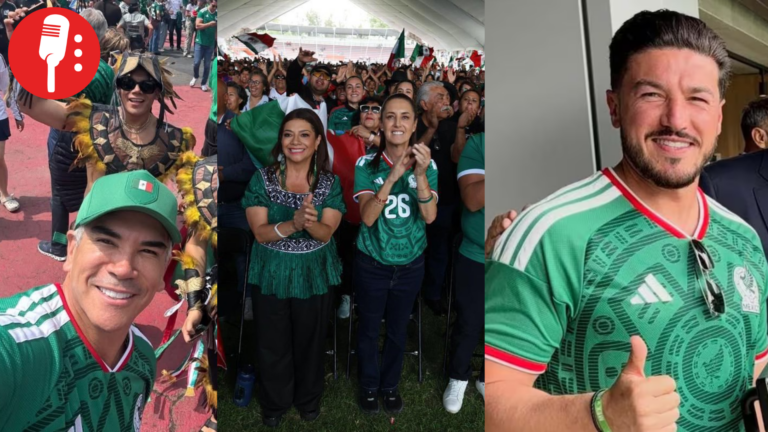 Políticos en estadio, Sheinbaum en Fan Fest: dos imágenes del partido inaugural