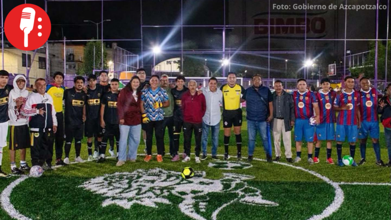 Renace cancha de Nuevo Barrio San Rafael en Azcapotzalco