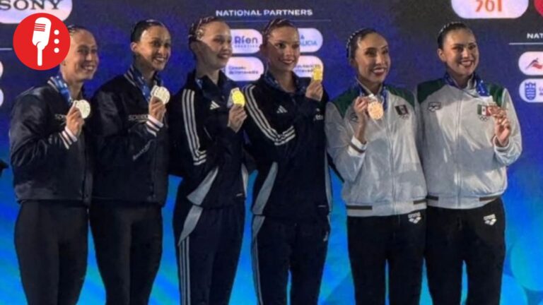 Fernanda Arellano y Joana Jiménez ganan medalla de bronce en Mundial de Natación Artística