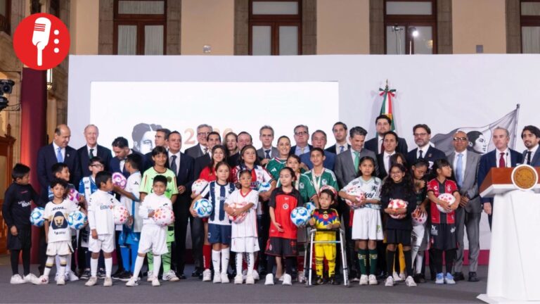 Sheinbaum impulsa semillero nacional de futbolistas; Liga MX, Femexfut y Conade apostarán por las canteras