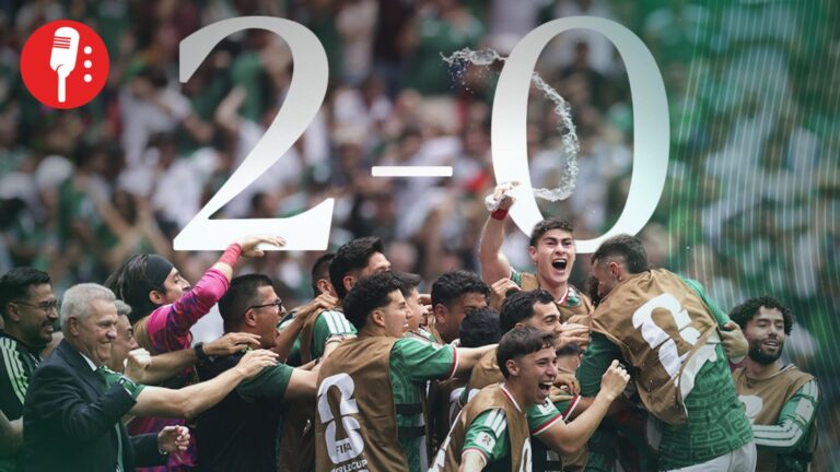 México vence a Sudáfrica 2-0 en el partido inaugural del Mundial en el Estadio CDMX