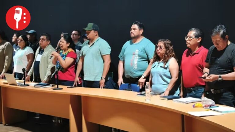 Líderes de la Sección 22 de la CNTE se roban votos para seguir con la huelga