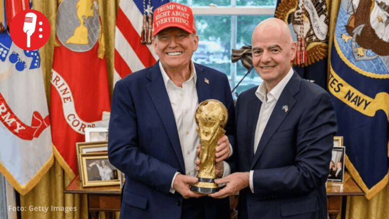 Infantino queda bien con Trump: le permitirá entregar la copa en la final del Mundial