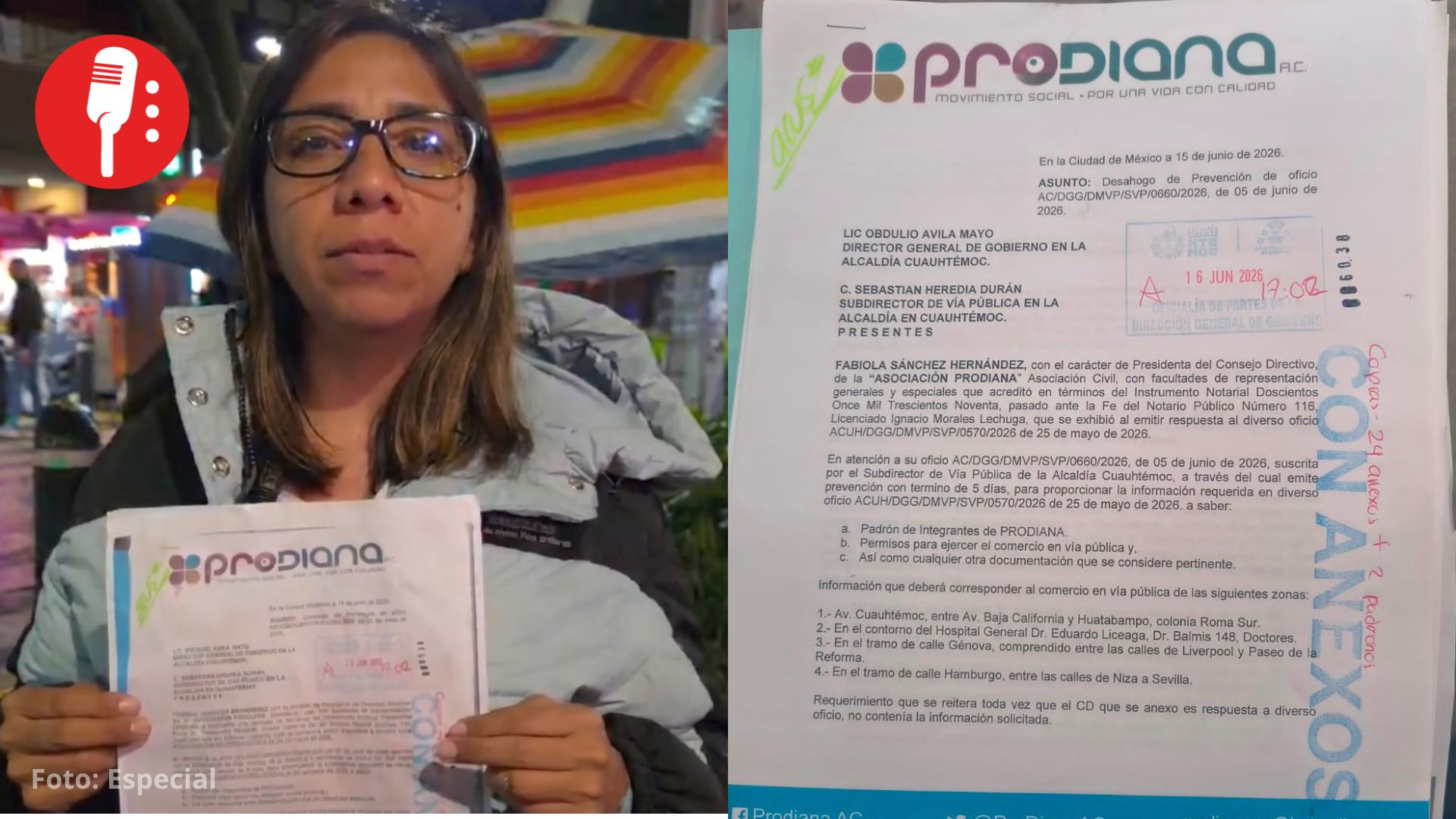 Comerciantes de PRODIANA acusan a Alessandra Rojo de romper el diálogo y desatar tensión en Zona Rosa