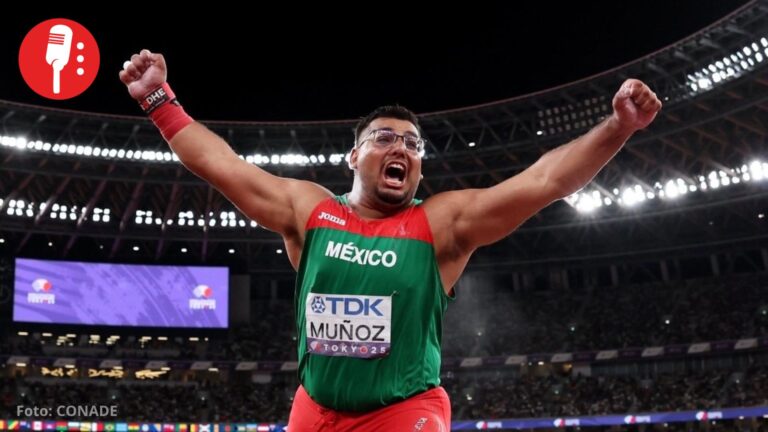 Uziel Muñoz gana oro en Estonia con lanzamiento de bala 20.97 metros