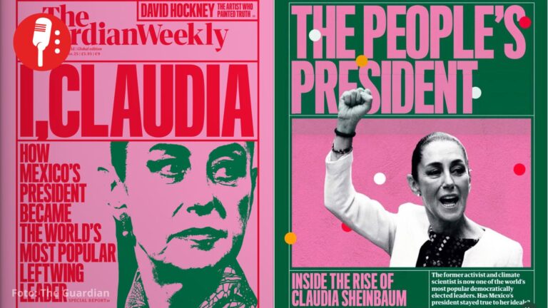 The Guardian destaca a Claudia Sheinbaum como una de las líderes más populares del mundo