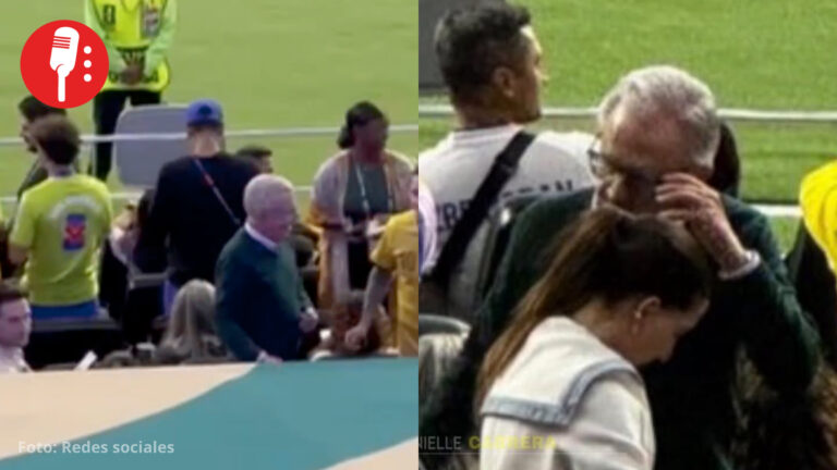 ¿No que solo los narcos? Captan a López-Dóriga en partido del Mundial