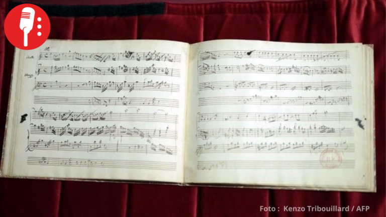 Hallan en París cuaderno con piezas inéditas de Mozart