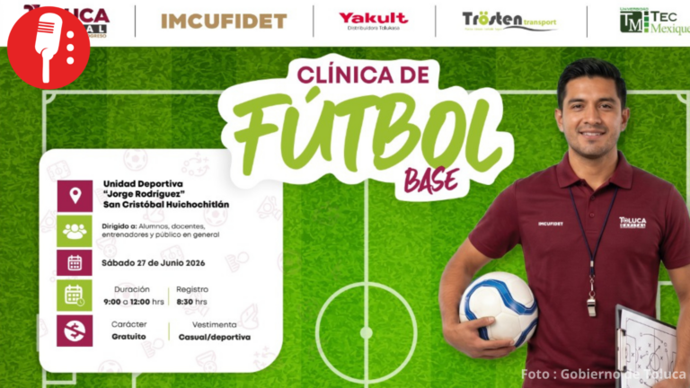Ricardo Moreno invita a clínica de futbol gratis para niños en Toluca