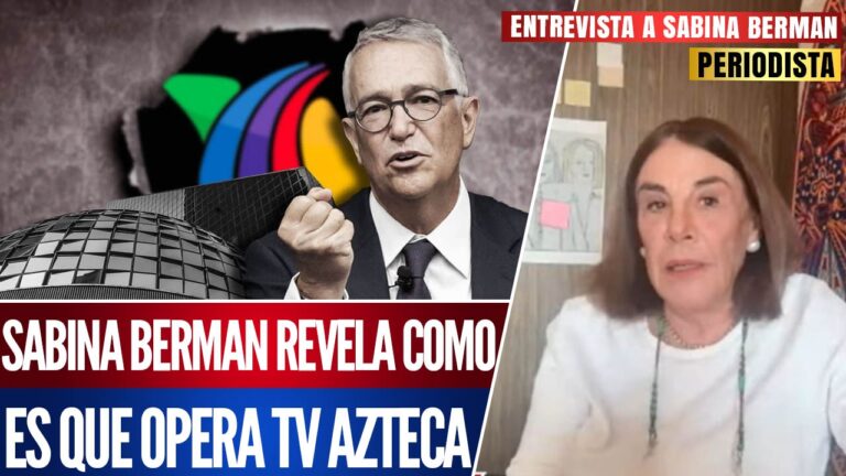 Entrevista | Dentro de TV Azteca no hay libertad de expresión; es una gran hipocresía: Sabina Berman