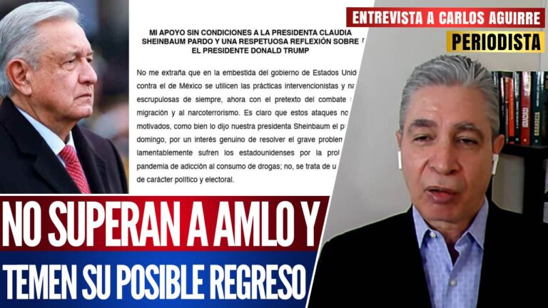 Entrevista | Una carta de AMLO bastó para enloquecer a todo el PRIAN: Carlos Aguirre