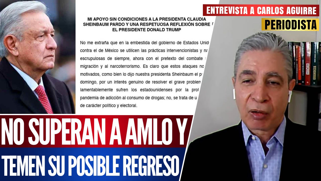Entrevista | Una carta de AMLO bastó para enloquecer a todo el PRIAN: Carlos Aguirre