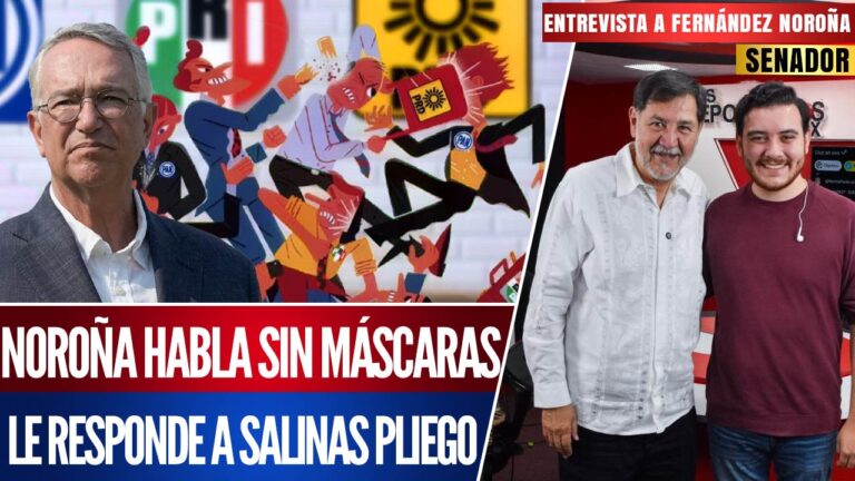 Entrevista | Noroña destruye a la oposición: son vendepatrias y responde a Salinas Pliego