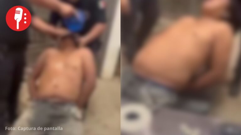 Exhiben a policías de Colima torturando a detenido; alcalde exige retirar de las calles responsables
