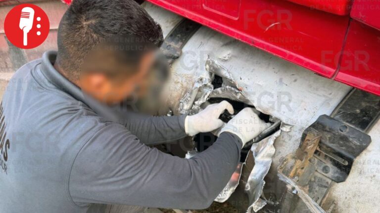 Detienen a Jorge “N” por transportar más de 105 kilos de cocaína ocultos en vehículo de carga en Chiapas