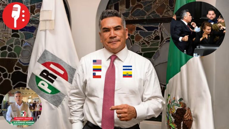 ¡En todo menos en México! Alito Moreno se la vive en el extranjero como “observador” electoral