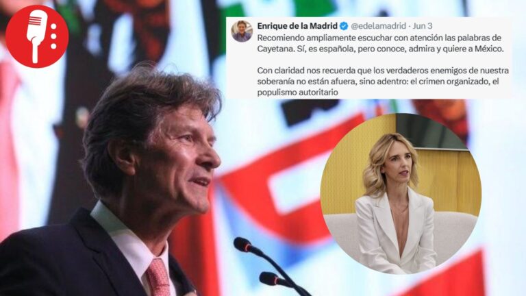 Enrique de la Madrid ignora advertencias de su padre y respalda discurso extranjero