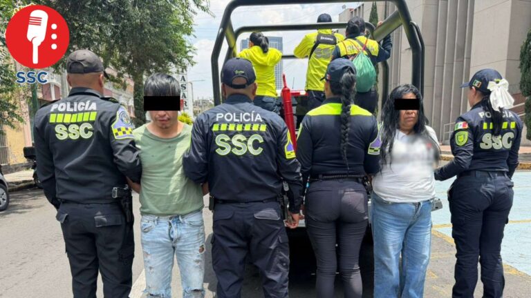 Detienen a dos personas por robo de 22 celulares durante Fan Fest en Zócalo