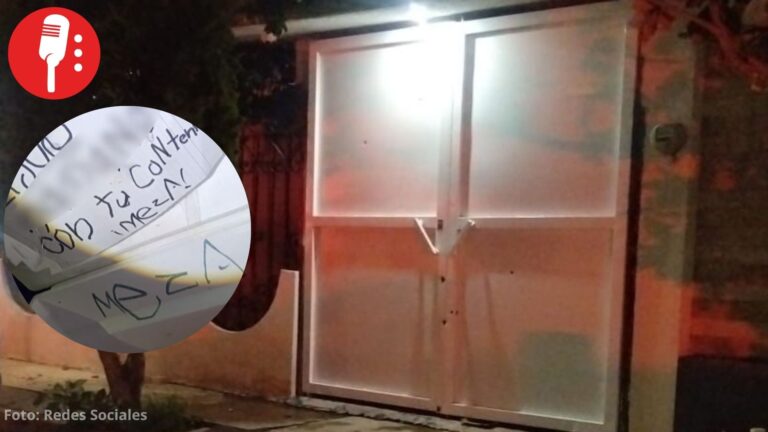 Atacan a balazos casa de la madre del periodista Antonio Meza en San Luis; le dejan advertencia