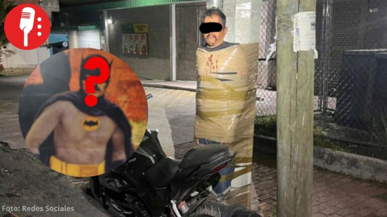“Batman de Lagos de Moreno”: reportan al menos cinco hombres acusados de robo amarrados en vía pública