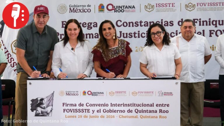 Quintana Roo firma convenio para beneficiar a más de 27 mil con cancelación de hipotecas y regularización