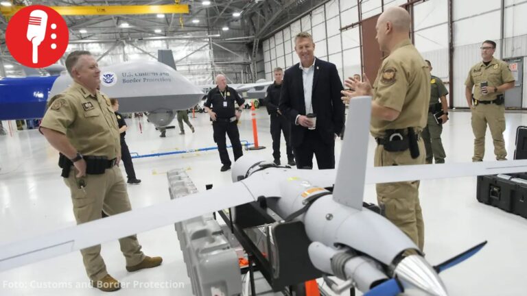 Trump aumenta a 654 los drones vigías en la frontera con México
