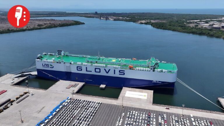 Lázaro Cárdenas se destaca con la llegada del GLOVIS LEADER