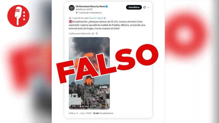 Gobernador desmiente supuestos ataques aéreos en Puebla