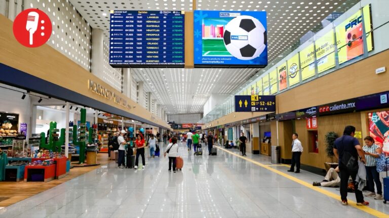 Salud Pública refuerza acciones en el Aeropuerto de la Ciudad de México por el Mundial