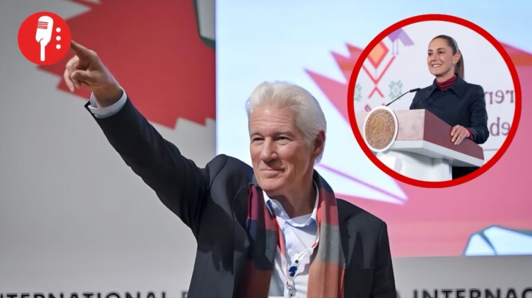 Richard Gere alaba a Sheinbaum y critica a Trump