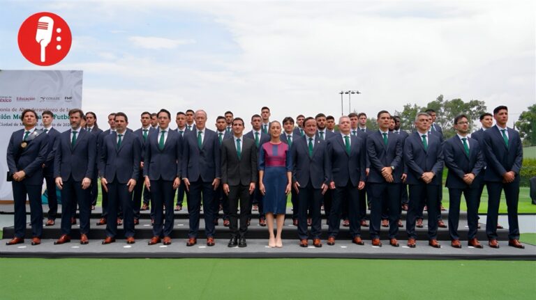 Sheinbaum abandera a la selección mexicana rumbo al Mundial