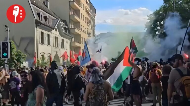 Protestas contra el G7 sacuden Ginebra