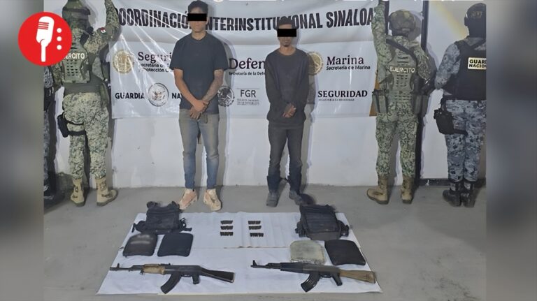Caen 11 presuntos delincuentes en Sinaloa tras operativo conjunto