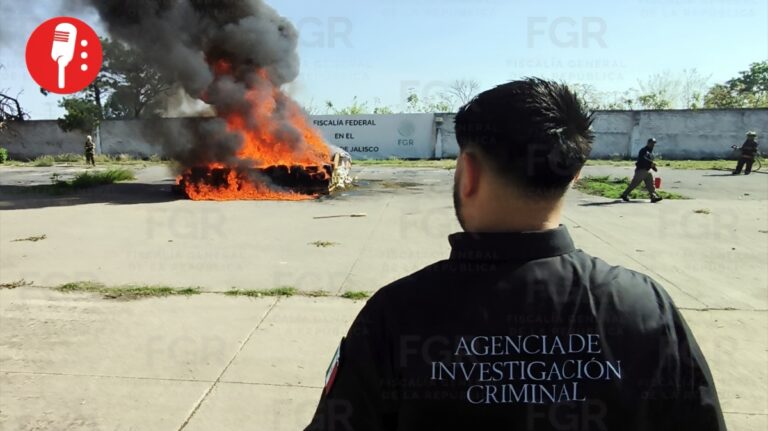 FGR destruye más de dos toneladas de droga en Jalisco
