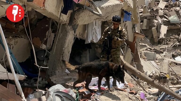 Narices al rescate: perros rescatistas buscan sobrevivientes tras terremoto en Venezuela