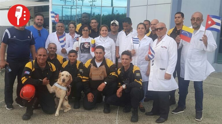 Cuba despliega médicos y rescatistas en Venezuela tras devastadores sismos