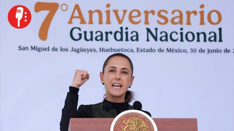 Sheinbaum celebra siete años de la Guardia Nacional y destaca caída de homicidios