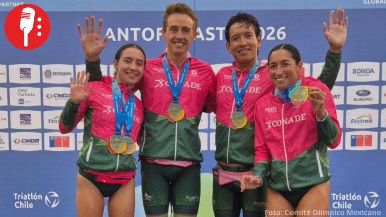 México consigue medalla de oro en relevo mixto del Campeonato Panamericano de Triatlón