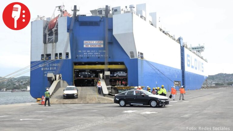 Llegan 3 mil autos de Hyundai por el Corredor Interoceánico del Istmo de Tehuantepec