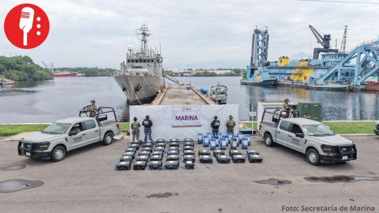 Marina intercepta narcolancha en el Pacífico: asegura tonelada de cocaína y tres detenidos en Chiapas