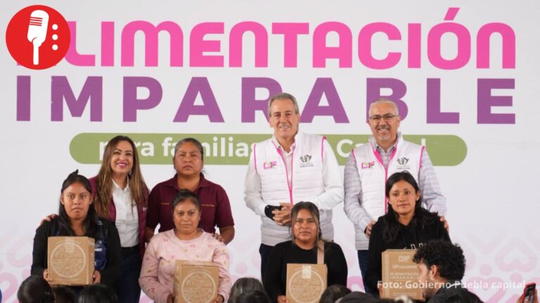 Refuerzan apoyo alimentario con entrega de 3 mil despensas en Puebla capital