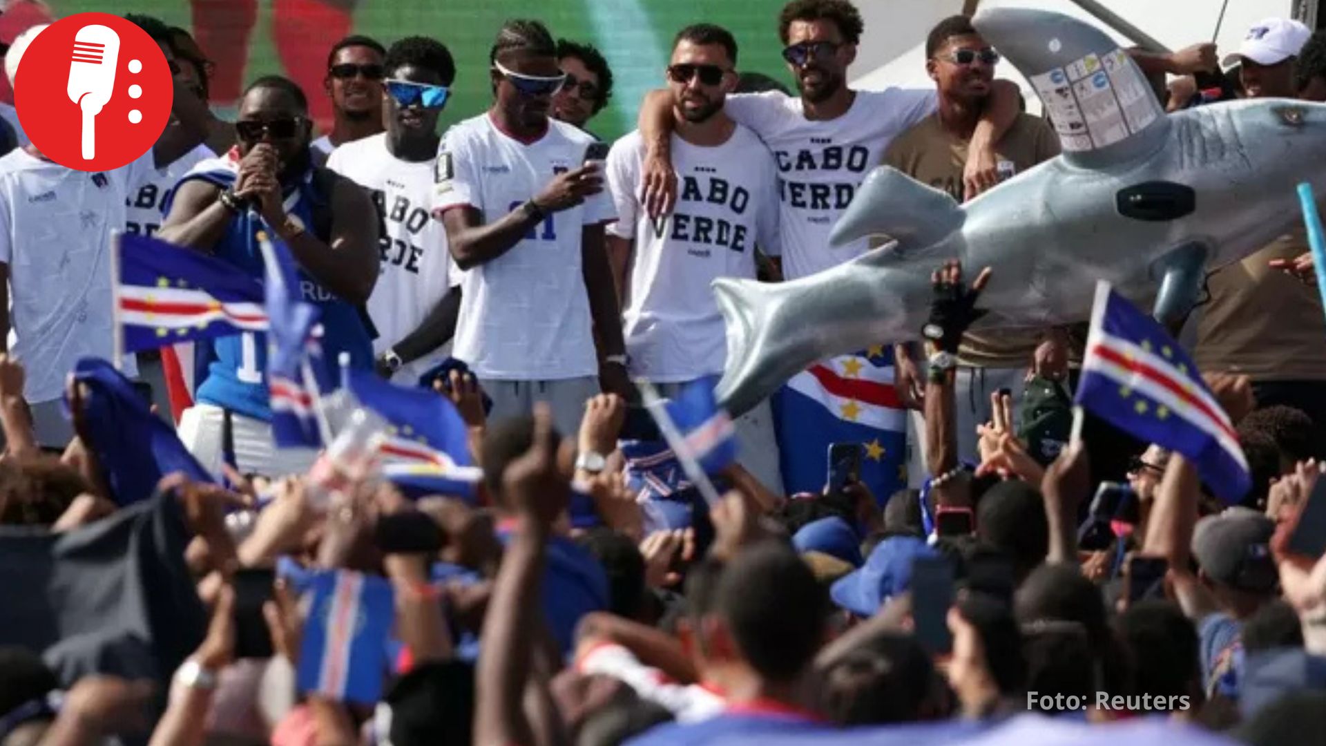 Cabo Verde recibe como héroes a sus futbolistas tras histórico mundial
