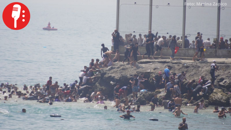 Ceuta vive una crisis migratoria sin precedentes tras la llegada masiva desde Marruecos