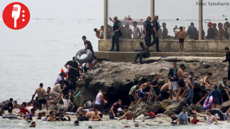 Ceuta vive una nueva crisis tras masivo intento de ingreso de migrantes