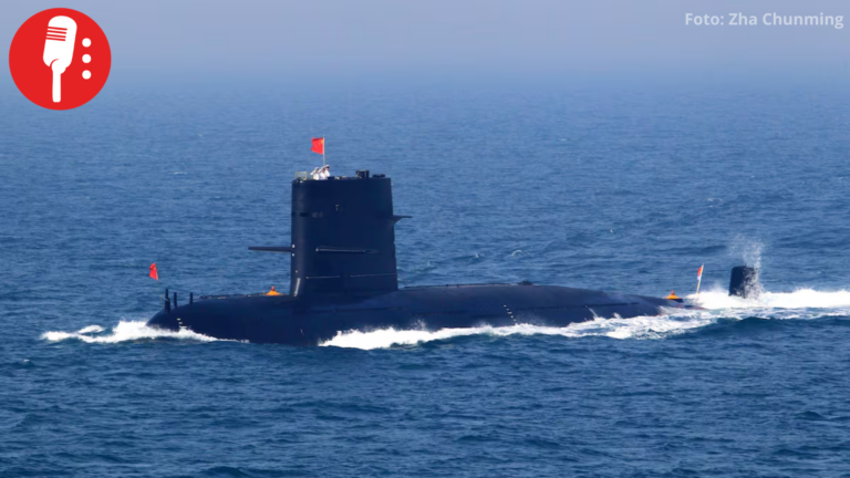 China realiza inusual prueba de misil estratégico desde un submarino nuclear
