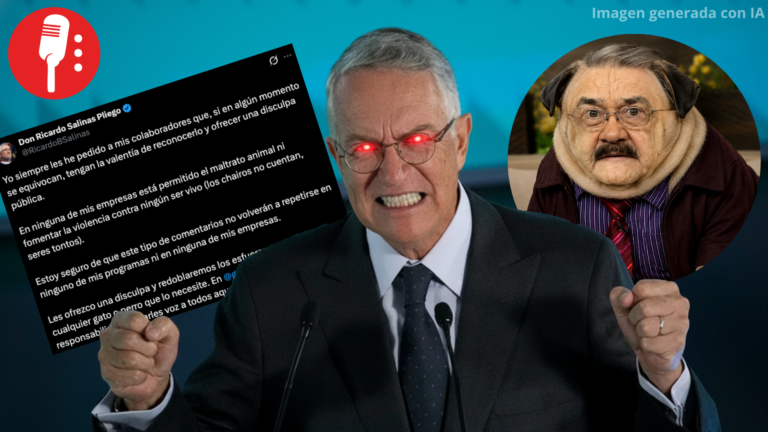 Ricardo Salinas condena violencia animal pero aprueba violencia hacia los chairos