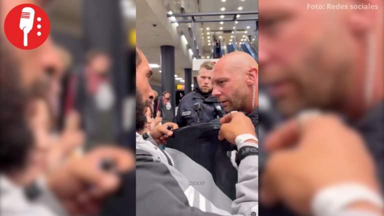 Joven egipcio recupera su bandera palestina de manos de un policía alemán y desata aplausos en Berlín
