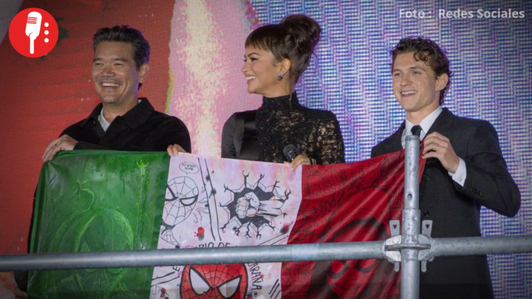 Tom Holland y Zendaya causan furor en Aztlán con estreno de “Spider-Man”
